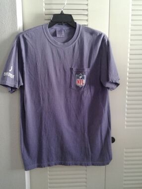 Comfort Colors Purple NFL Pocket Tee